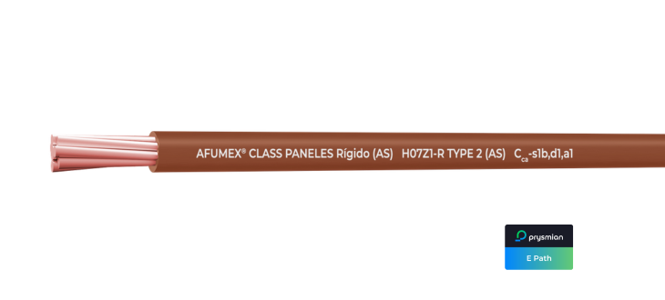AFUMEX Class Paneles Rígido (AS) | H07Z1-R (AS) | Cca-s1b,d1,a1
